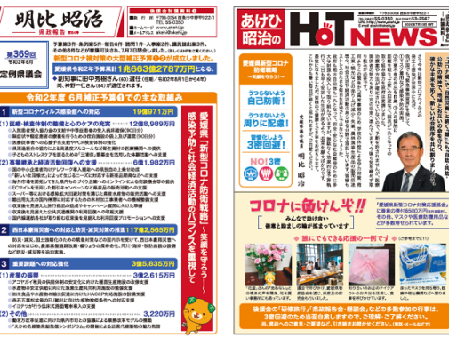 県政報告（チラシ）　No.84