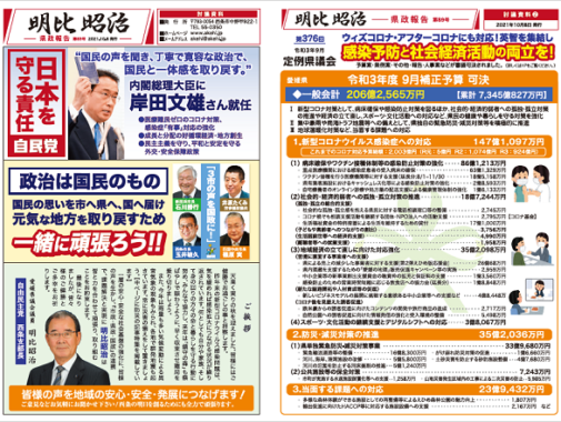 県政報告（チラシ）　No.89